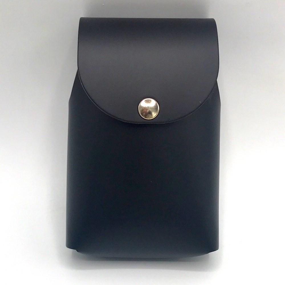 New San Lorenzo Black Leather Belt Case